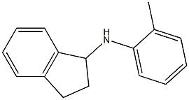 N-(2-methylphenyl)-2,3-dihydro-1H-inden-1-amine Struktur