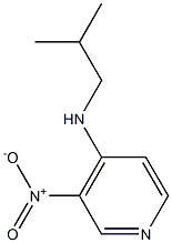 N-(2-methylpropyl)-3-nitropyridin-4-amine Struktur