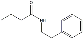 N-(2-phenylethyl)butanamide Struktur