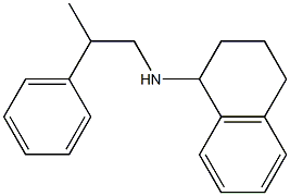 N-(2-phenylpropyl)-1,2,3,4-tetrahydronaphthalen-1-amine Struktur