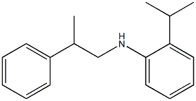 N-(2-phenylpropyl)-2-(propan-2-yl)aniline Struktur