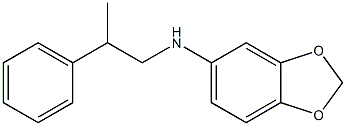 N-(2-phenylpropyl)-2H-1,3-benzodioxol-5-amine Struktur