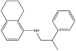 N-(2-phenylpropyl)-5,6,7,8-tetrahydronaphthalen-1-amine Struktur