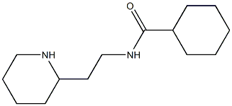 N-(2-piperidin-2-ylethyl)cyclohexanecarboxamide Struktur