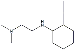 N'-(2-tert-butylcyclohexyl)-N,N-dimethylethane-1,2-diamine Struktur