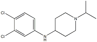 N-(3,4-dichlorophenyl)-1-(propan-2-yl)piperidin-4-amine Struktur