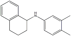 N-(3,4-dimethylphenyl)-1,2,3,4-tetrahydronaphthalen-1-amine Struktur