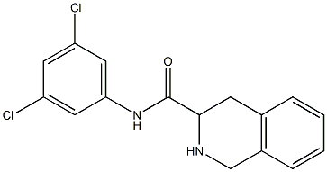 N-(3,5-dichlorophenyl)-1,2,3,4-tetrahydroisoquinoline-3-carboxamide Struktur