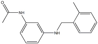 N-(3-{[(2-methylphenyl)methyl]amino}phenyl)acetamide Struktur