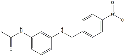 N-(3-{[(4-nitrophenyl)methyl]amino}phenyl)acetamide Struktur