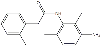 N-(3-amino-2,6-dimethylphenyl)-2-(2-methylphenyl)acetamide Struktur