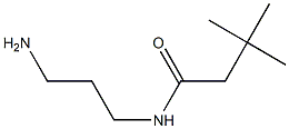 N-(3-aminopropyl)-3,3-dimethylbutanamide Struktur