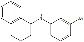 N-(3-bromophenyl)-1,2,3,4-tetrahydronaphthalen-1-amine Struktur