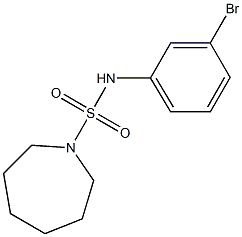 N-(3-bromophenyl)azepane-1-sulfonamide Struktur