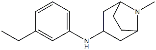 N-(3-ethylphenyl)-8-methyl-8-azabicyclo[3.2.1]octan-3-amine Struktur