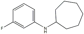 N-(3-fluorophenyl)cycloheptanamine Struktur