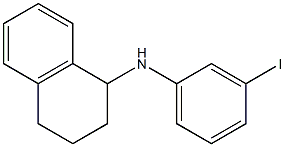 N-(3-iodophenyl)-1,2,3,4-tetrahydronaphthalen-1-amine Struktur