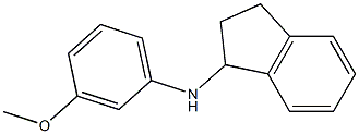 N-(3-methoxyphenyl)-2,3-dihydro-1H-inden-1-amine Struktur