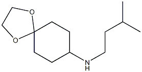 N-(3-methylbutyl)-1,4-dioxaspiro[4.5]decan-8-amine Struktur