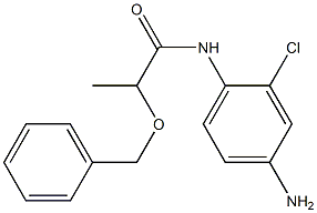 N-(4-amino-2-chlorophenyl)-2-(benzyloxy)propanamide Struktur