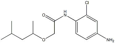 N-(4-amino-2-chlorophenyl)-2-[(4-methylpentan-2-yl)oxy]acetamide Struktur