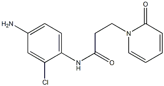 N-(4-amino-2-chlorophenyl)-3-(2-oxopyridin-1(2H)-yl)propanamide Struktur