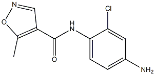 N-(4-amino-2-chlorophenyl)-5-methylisoxazole-4-carboxamide Struktur