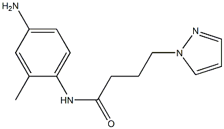 N-(4-amino-2-methylphenyl)-4-(1H-pyrazol-1-yl)butanamide Struktur