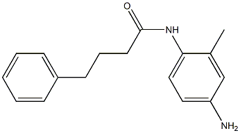 N-(4-amino-2-methylphenyl)-4-phenylbutanamide Struktur