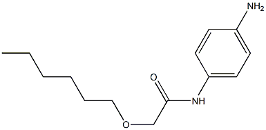 N-(4-aminophenyl)-2-(hexyloxy)acetamide Struktur