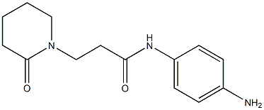 N-(4-aminophenyl)-3-(2-oxopiperidin-1-yl)propanamide Struktur