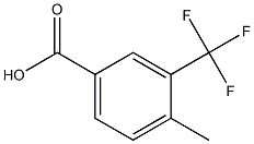 4-Methyl-3-(trifluoromethyl)benzoic acid Struktur