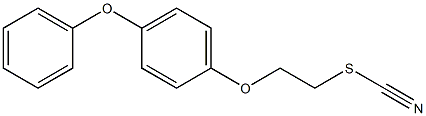 4-phenoxyphenoxyethyl thiocyanate Struktur