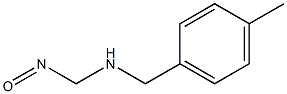 N-NITROSOMETHYL(4-METHYLBENZYL)AMINE Struktur