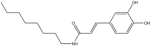 1-OCTYLCAFFEAMIDE Struktur