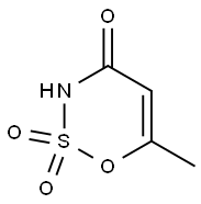 3,4-DIHYDRO-6-METHYL-1,2,3,OXATHIAZINE-4-ON-2,2,-DIOXIDE Struktur