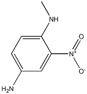 N-METHYL-2-NITRO-PARA-PHENYLENEDIAMINE Struktur