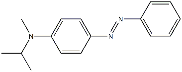 4-METHYLISOPROPYLAMINOAZOBENZENE Struktur