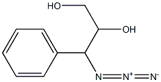 3-AZIDO-3-PHENYL-1,2-PROPANEDIOL Struktur