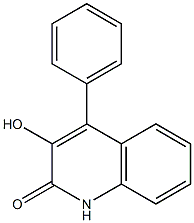 3-HYDROXY-4-PHENYL-2(1H)-QUINOLINONE Struktur