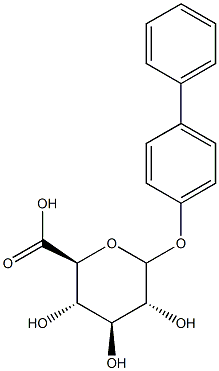 PARA-PHENYLPHENYLGLUCURONIDE Struktur