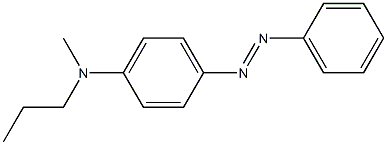 4-METHYLPROPYLAMINOAZOBENZENE Struktur