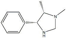 4R, 5S-1,5-Dimethyl-4-phenylimidazolidine Struktur