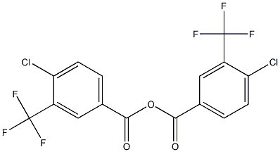 4-CHLORO-3-TRIFLUOROMETHYLBENZOIC ANHYDRIDE Struktur