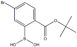 Tert-Butyl-4'-bromobenzoate-2'-boronicacid Struktur