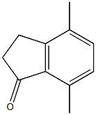 4,7-DIMETHYL-1-INDANONE Struktur