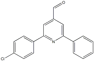 2-(4-chlorophenyl)-6-phenylpyridine-4-carbaldehyde Struktur