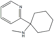 1-(Methylamine)-1-(2-pyridyl)-cyclohexane Struktur