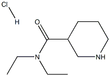 N,N-DIETHYLPIPERIDINE-3-CARBOXAMIDE HYDROCHLORIDE Struktur