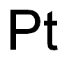 Platinum on Bariumsulfate 1% Pt Struktur